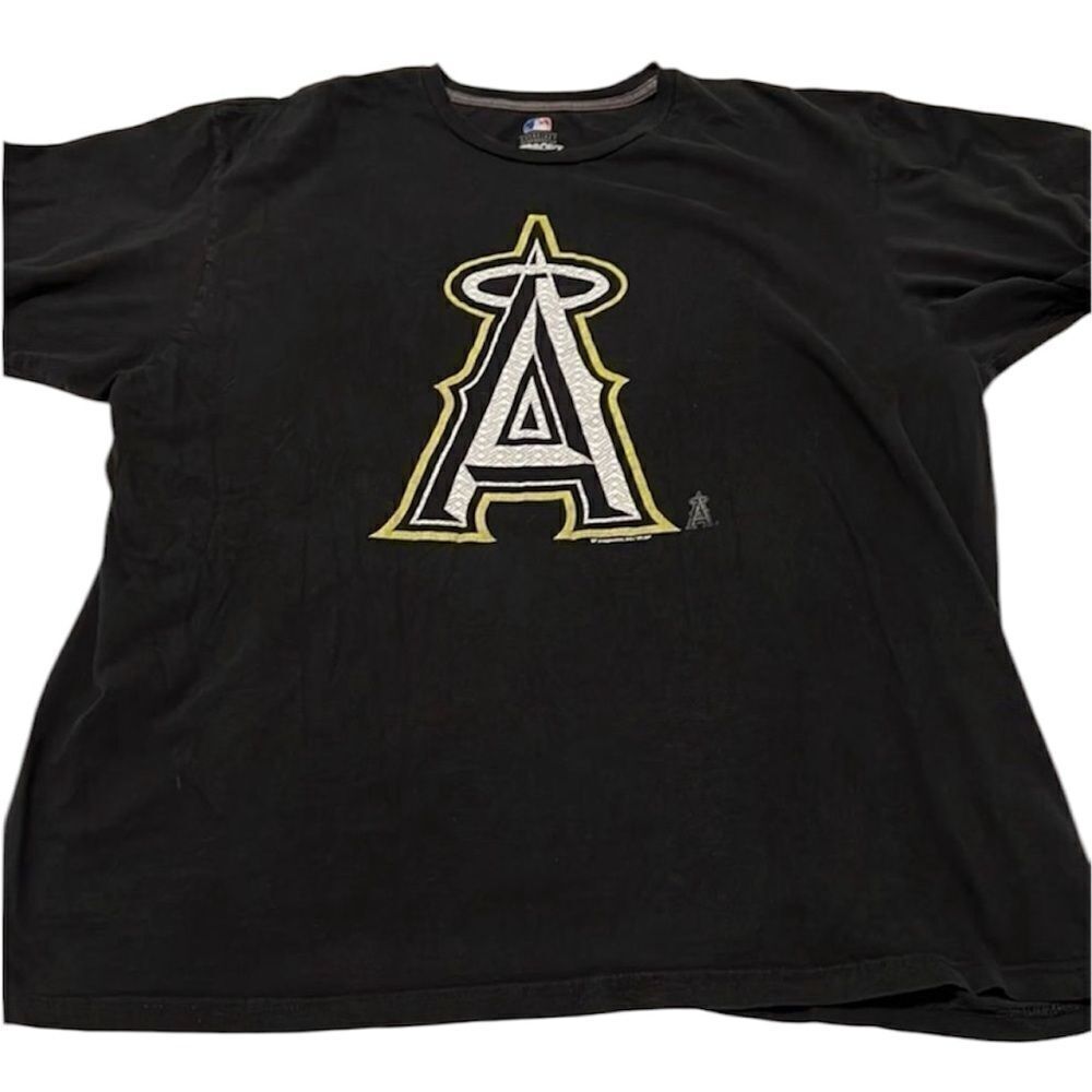 Angels XXL short sleeve team T-shirt some cracking on silk screen GUC